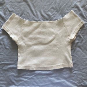 brandy melville off the shoulder top